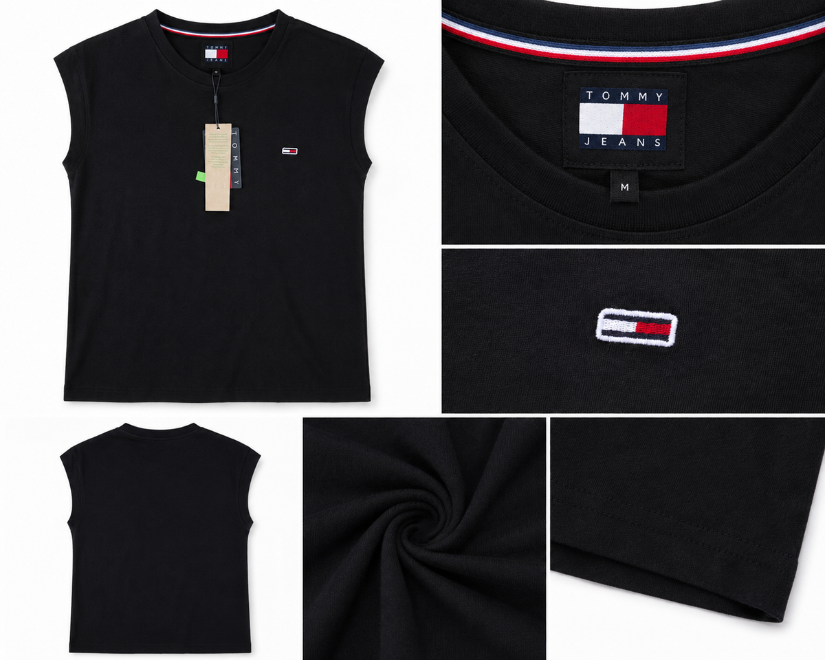 Tommy Jeans – T-shirt bez rękawów z logo