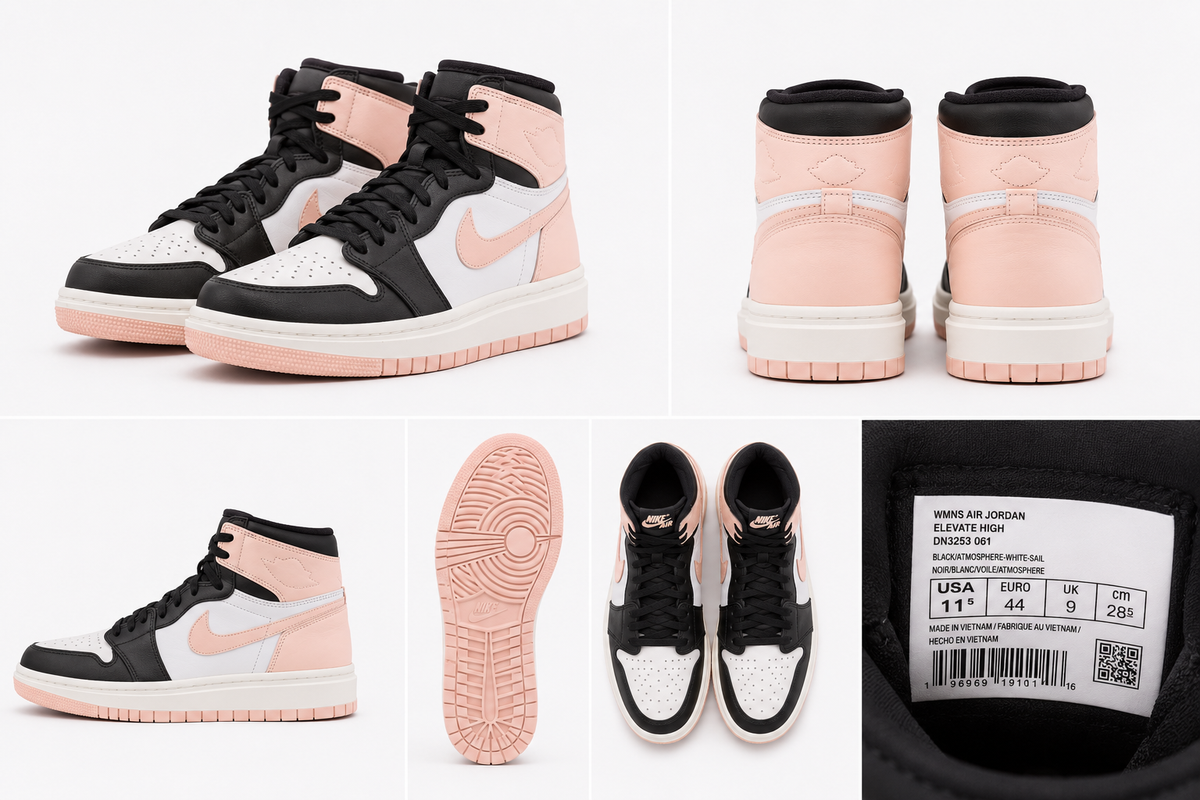 Nike Air Jordan Elevate High – Black / Atmosphere / White / Sail