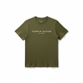 T-shirt męski Tommy Hilfiger - oliwkowy